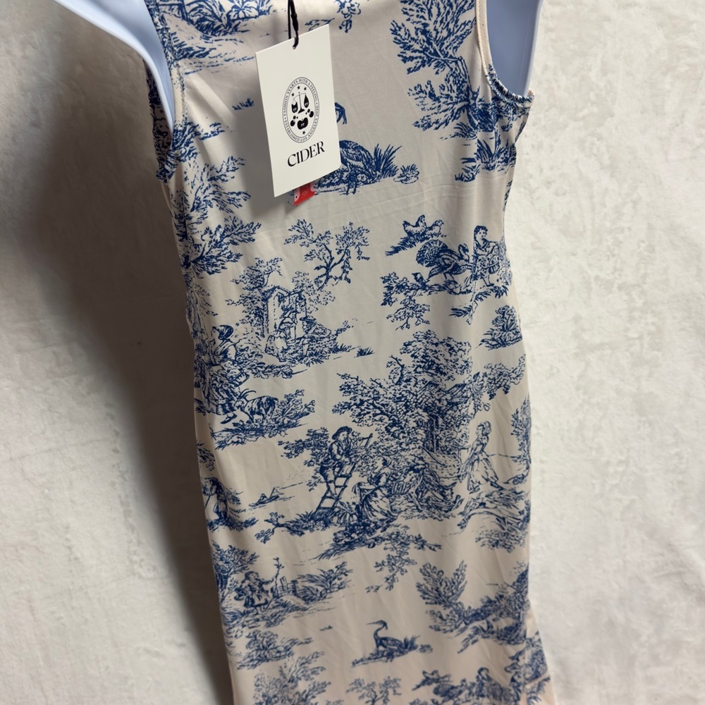 TOILE DE JOUY RUCHED SPLIT MAXI - Picture 9 of 10